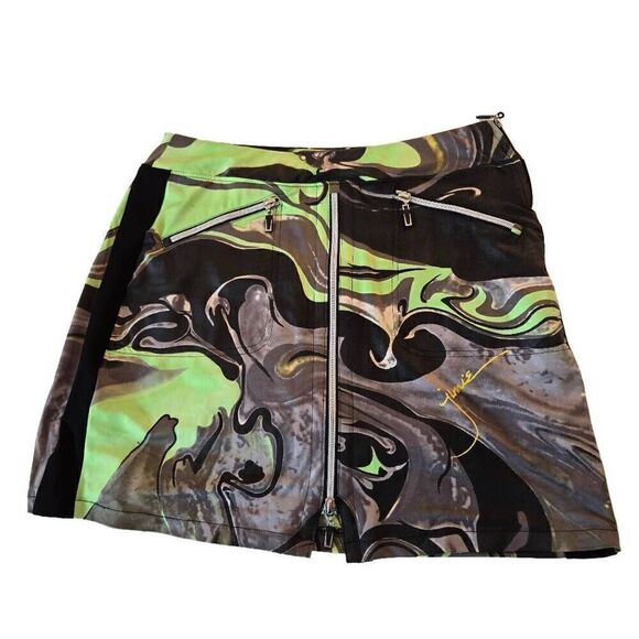 Jamie Sadock Womens Multicolor Athletic Golf Zippered Skort Size 8 - Picture 15 of 16